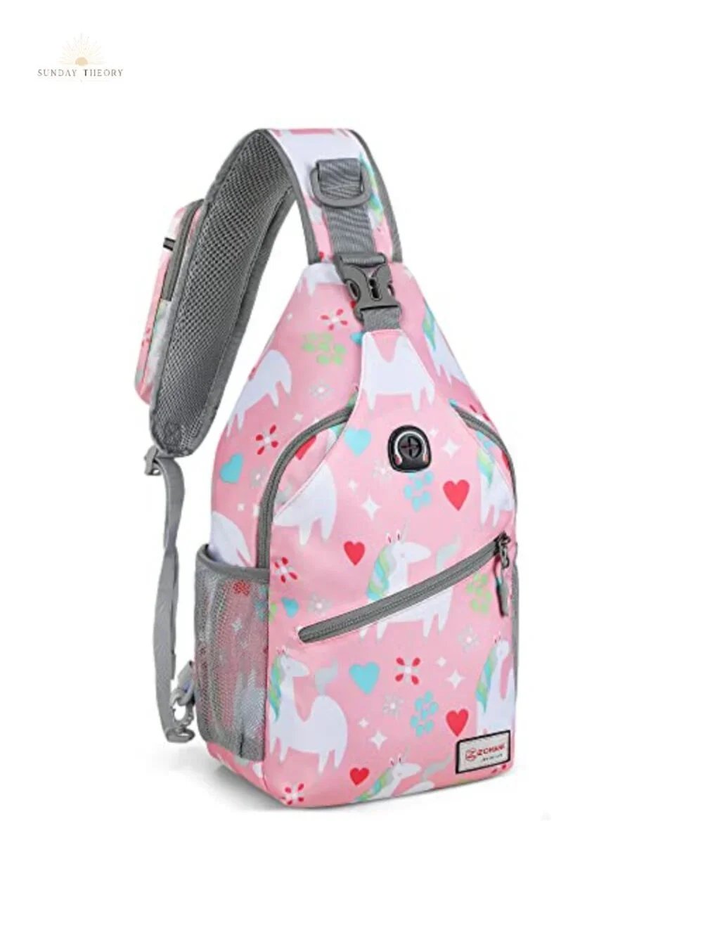 Water Resistant Nylon Sling Backpack for Travel Hiking Crossbody Daypack Anti